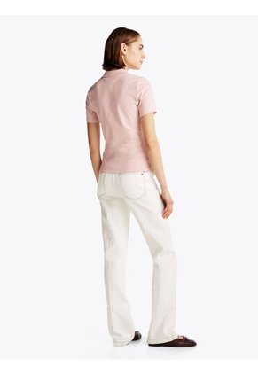 Polo Rosa 1985 Collection Slim De Piqué Tommy Hilfiger