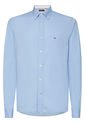 Camisa Clásica Sólida Hombre Azul Tommy Hilfiger de Tommy Hilfiger