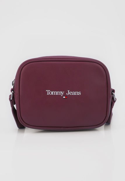 Bolso Manos Libres Vino Tinto Tommy Hilfiger