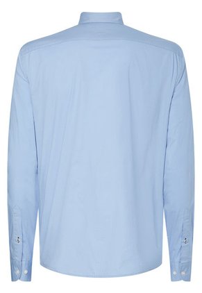 Camisa Clásica Sólida Hombre Azul Tommy Hilfiger