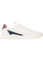 Tenis Elevated Cuero Tonal Hombre Blanco Tommy Hilfiger de Tommy Hilfiger