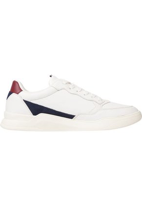 Tenis Elevated Cuero Tonal Hombre Blanco Tommy Hilfiger