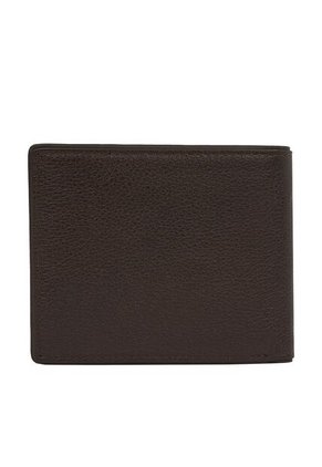 Billetera Marrón Plegable Corporate De Cuero Tommy Hilfiger