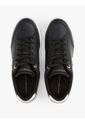 Tenis Negro En Cuero Con Monograma TH Tommy Hilfiger de Tommy Hilfiger