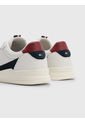 Tenis Elevated Cuero Tonal Hombre Blanco Tommy Hilfiger de Tommy Hilfiger