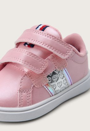 Tenis Lifestyle Rosa-Blanco-Tornasol Tommy Hilfiger Kids