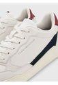 Tenis Elevated Cuero Tonal Hombre Blanco Tommy Hilfiger de Tommy Hilfiger