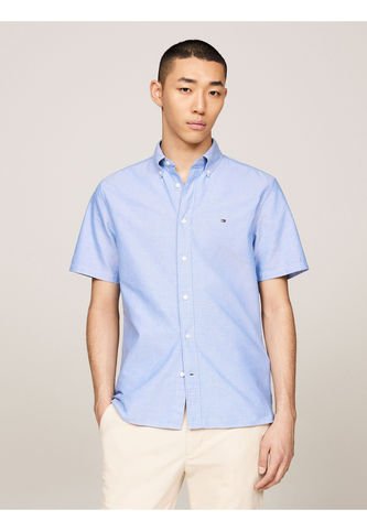 Camisa Azul Heritage De Manga Corta Tommy Hilfiger Tommy Hilfiger