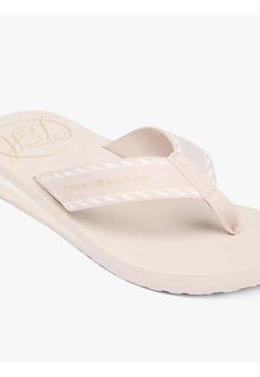 Sandalias Beige De Tiras Tres Dedos Tommy Hilfiger