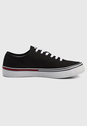 Tenis Lifestyle Negro-Blanco-Rojo Tommy Jeans