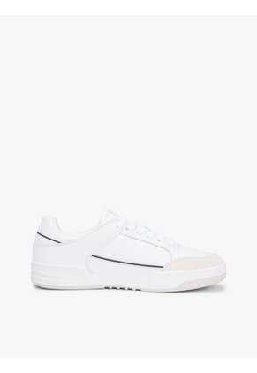 Tenis Blanco Cupsole De Cuero Tommy Hilfiger
