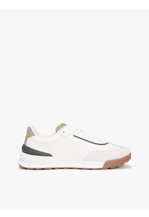 Tenis Blanco Retro Runner En Mezcla De Cuero Tommy Hilfiger