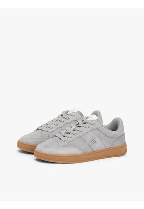 Tenis Gris Heritage Court Tommy Hilfiger