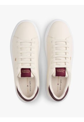 Tenis Beige Court Light Weight Tommy Hilfiger
