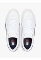 Tenis Blanco Cupsole De Cuero Tommy Hilfiger de Tommy Hilfiger