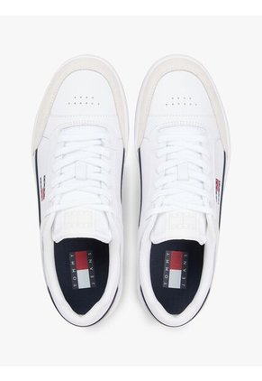 Tenis Blanco Cupsole De Cuero Tommy Hilfiger