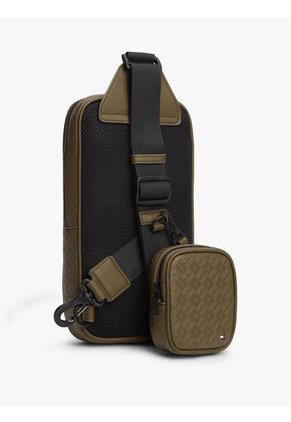Bolso Verde Sling Con Diseño De Monograma TH Tommy Hilfiger