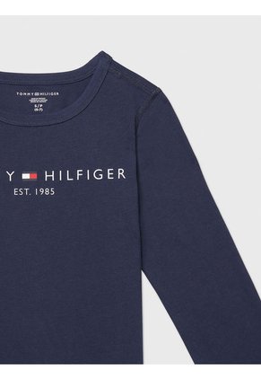 Camiseta De Manga Larga Con Logotipo Sensorial Para Niño Tommy Hilfiger