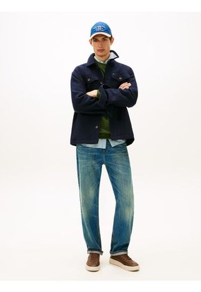 Tenis Chocolate TH Court De Cuero Tommy Hilfiger