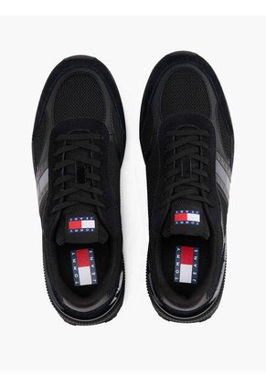 Tenis Negro Color Block Estilo Running Tommy Hilfiger