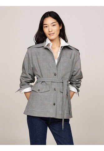 Chaqueta Gris Tipo Americana De Cuadros Tommy Hilfiger Tommy Hilfiger