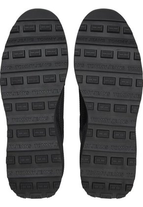 Tenis Negro Color Block Estilo Running Tommy Hilfiger