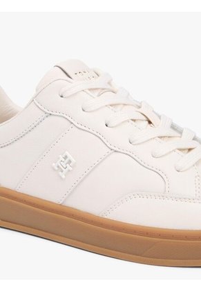 Tenis Beige Con Monograma TH Tommy Hilfiger
