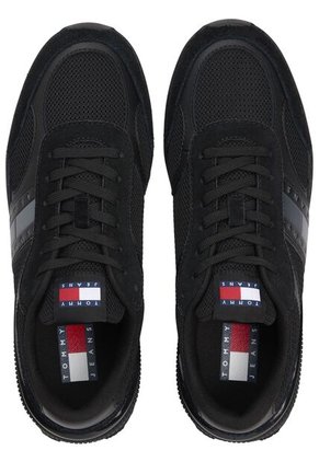 Tenis Negro Color Block Estilo Running Tommy Hilfiger