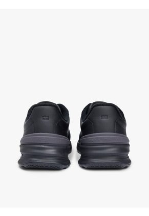 Tenis Negro Retro Runner En Mezcla De Cuero Tommy Hilfiger