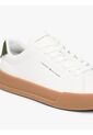Tenis Beige De Tenis En Cuero Tommy Hilfiger de Tommy Hilfiger
