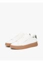 Tenis Beige De Tenis En Cuero Tommy Hilfiger de Tommy Hilfiger