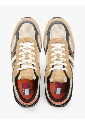 Tenis Khaki Color Block Estilo Running Tommy Hilfiger