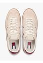 Tenis Beige The Greenwich De Ante Con Logo Tommy Hilfiger de Tommy Hilfiger