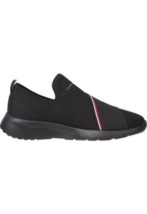 Tenis Negro Essential Sin Cordones Tommy Hilfiger