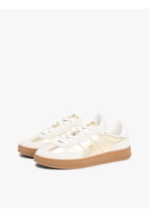 Tenis Amarillo Con Diseño Metálico Tommy Hilfiger