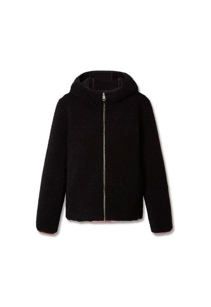 Chaqueta De Peluche Mujer Negro Tommy Hilfiger