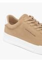 Tenis Khaki Con Diseño Court De Gamuza Tommy Hilfiger de Tommy Hilfiger