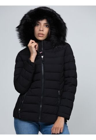 Chaqueta Negra Acolchada  Tommy Hilfiger Tommy Hilfiger