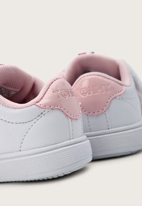 Tenis Lifestyle Blanco-Rosa Tommy Hilfiger Kids