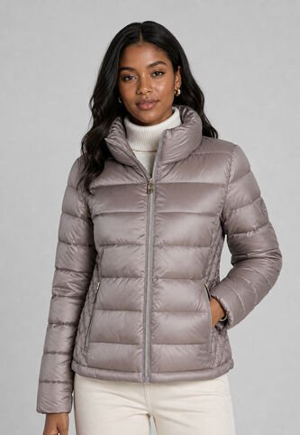 Chaqueta Acolchada TOMMY HILFIGER Taupe Tommy Hilfiger