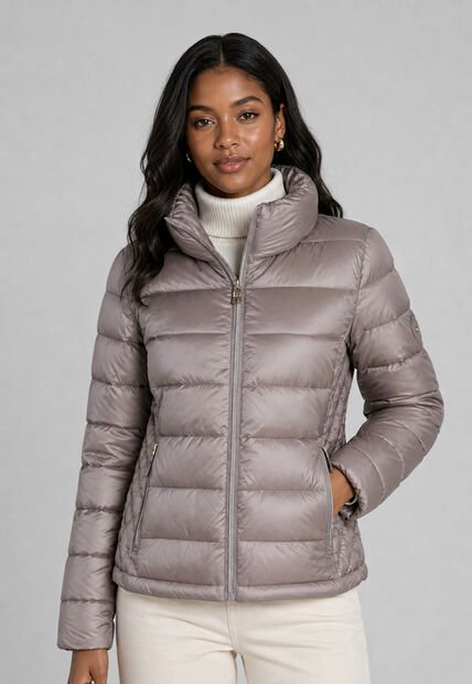 Chaqueta Acolchada TOMMY HILFIGER Taupe