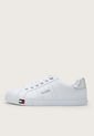 Tenis Lifestyle Blanco-Plateado Tommy Hilfiger de Tommy Hilfiger
