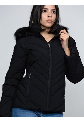 Chaqueta Negra Acolchada  Tommy Hilfiger