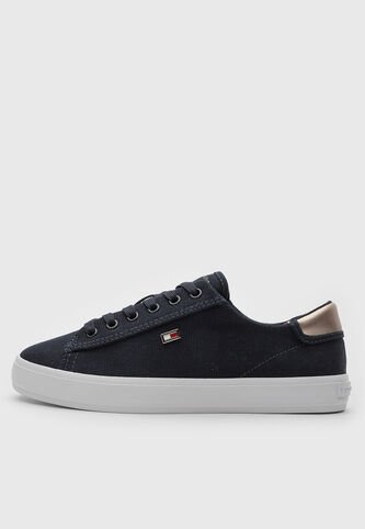 Tenis Casual Tommy Hilfiger Canvas Azul Tommy Hilfiger