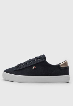 Tenis Casual Tommy Hilfiger Canvas Azul