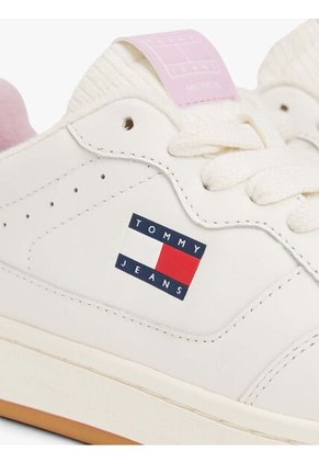 Tenis Blanco Archive De Cuero Tommy Hilfiger