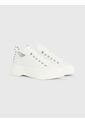 Tenis Blanco De Cuero Con Plataforma Tommy Hilfiger de Tommy Hilfiger