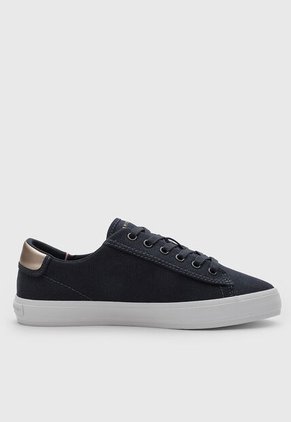 Tenis Casual Tommy Hilfiger Canvas Azul
