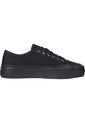 Tenis Negro De Cordones Con Plataforma Tommy Hilfiger de Tommy Hilfiger