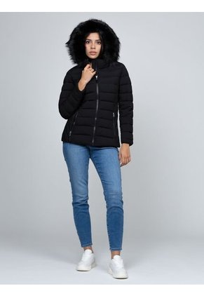Chaqueta Negra Acolchada  Tommy Hilfiger
